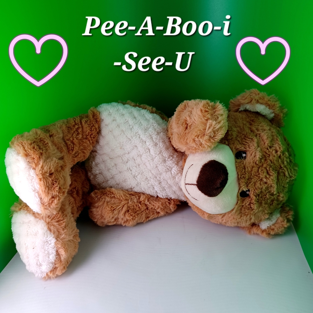 Cute Brown and White Teddy Bear - Picture 8 of 8